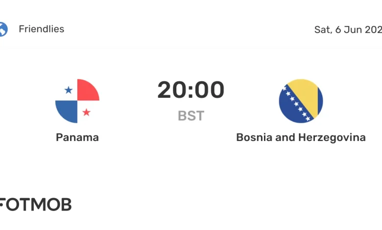 Panama vs Bosnia and Herzegovina - live score, predicted lineups and H2H stats