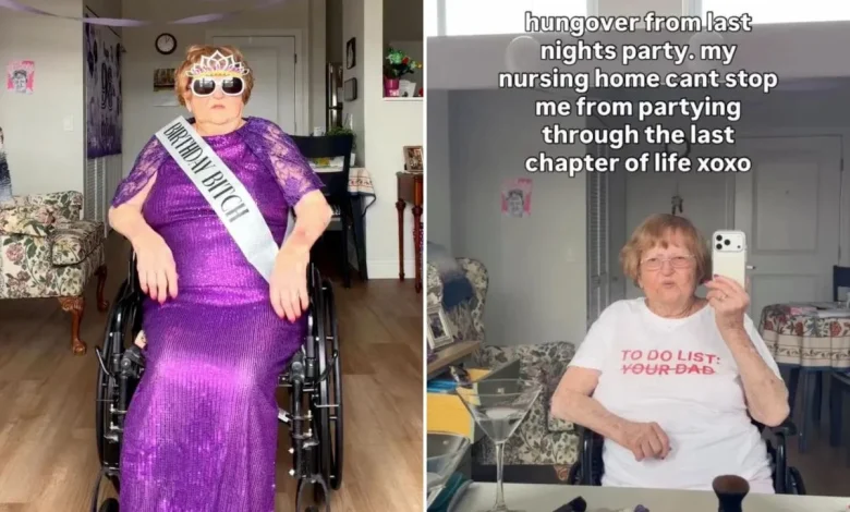 Party animal, 96, threatened with eviction after retirement home rager