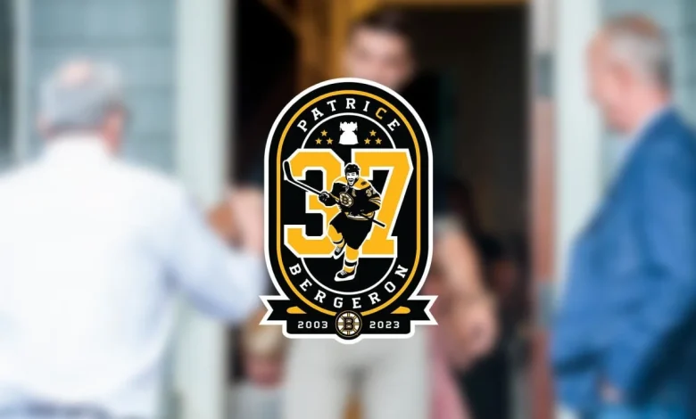 Patrice Bergeron: Rafters Surprise