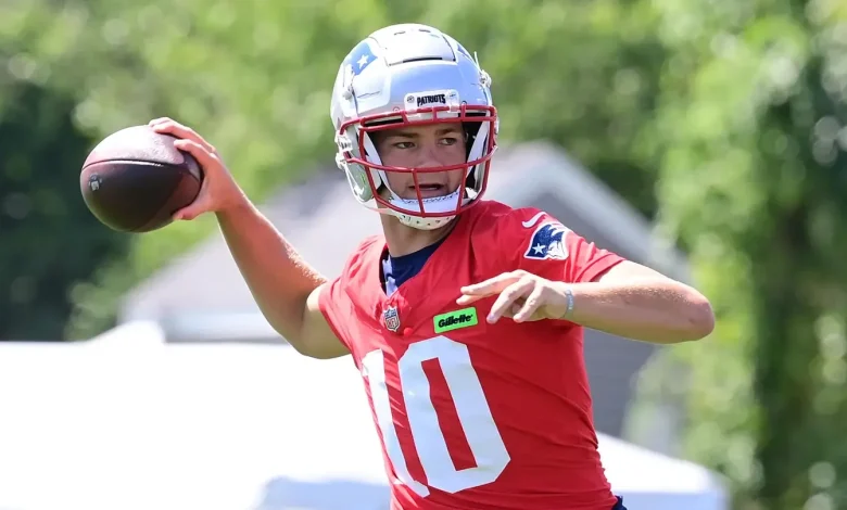 Patriots' Drake Maye Already Gushing Over Relationship with New WR