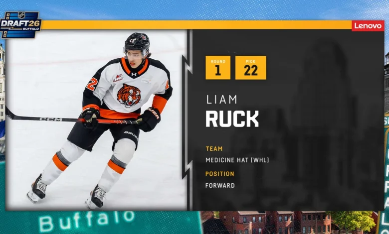 Penguins Select Liam Ruck with the 22nd Overall Pick in the 2026 NHL Draft