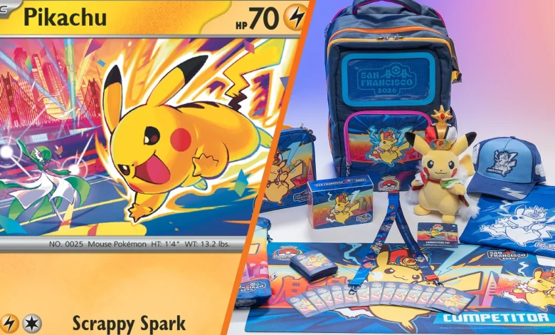 Pikachu promo cards and plush revealed ahead of the Pokémon World Championships and PokémonXP event