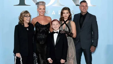 Pink Has Rare Red Carpet Date Night With Husband Carey Hart and Lookalike Kids at Tony Awards 2026