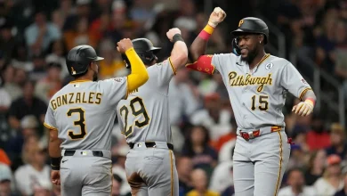 Pirates score 8 runs on homers in series-opening win against Astros