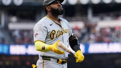 Playing former team Atlanta Braves, can Pirates’ Marcell Ozuna start to rediscover his power?