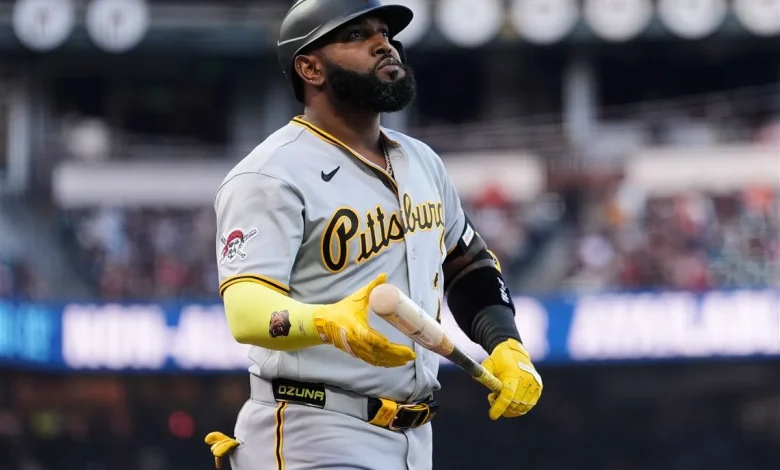 Playing former team Atlanta Braves, can Pirates’ Marcell Ozuna start to rediscover his power?