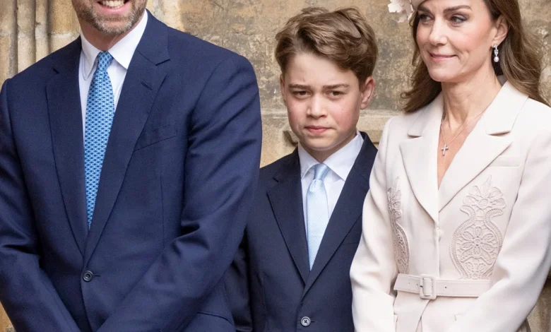 Prince George Almost Kate Middleton's Height During Royal Outing