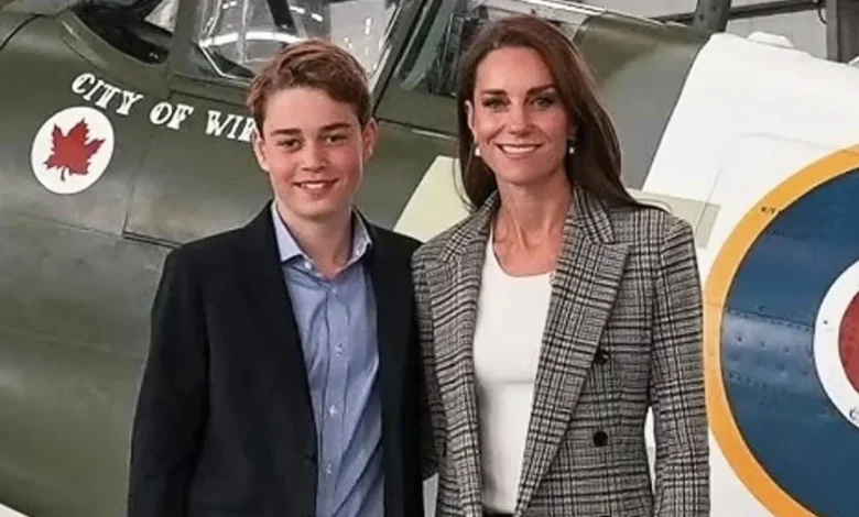 Prince George honors a generations-old Royal aviation legacy