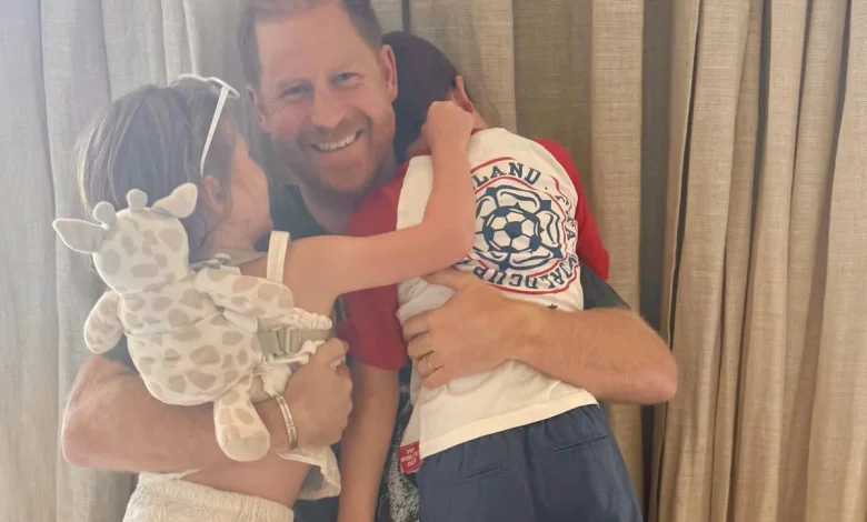 Prince Harry and Meghan Markle's son, Archie, rocks England soccer shirt ahead of UK trip