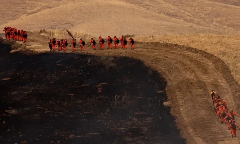 Putah Fire burns 869 acres near Napa-Solano line as fire danger intensifies