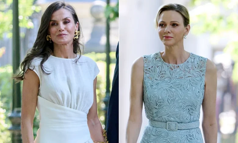 Queen Letizia and Princess Charlene of Monaco deliver summer style in Madrid