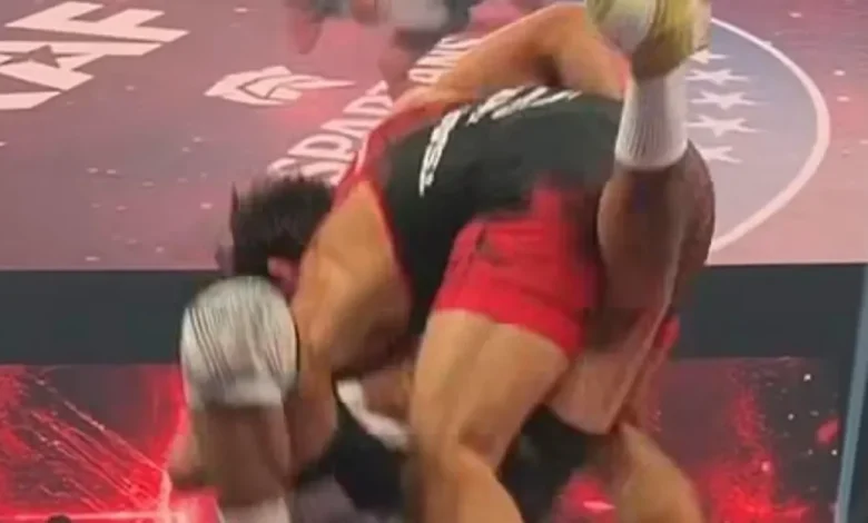 RAF 10 video: Arman Tsarukyan slams Tony Ferguson twice before winning tech fall victory