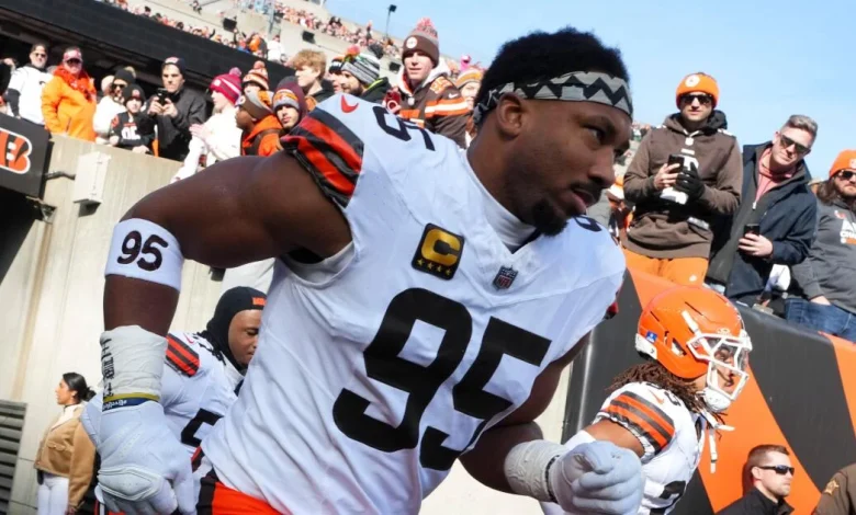 Rams acquiring Myles Garrett for Jared Verse in blockbuster trade
