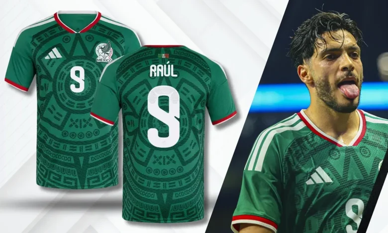 Raul Jimenez scores first World Cup goal! Shop Raul Jimenez Mexico soccer jersey