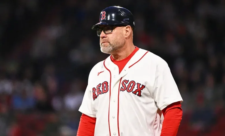 Red Sox third base coach does something never seen before in baseball, leaving fans confused