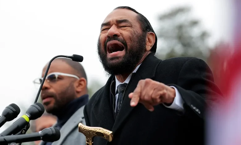 Rep. Al Green tells Homeland Security Sec. Mullin to 'shut up' after calling him a racist at hearing