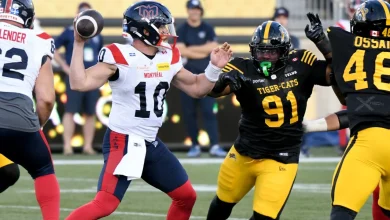 Resilient Alouettes storm back for OT win over Tiger-Cats in CFL opener