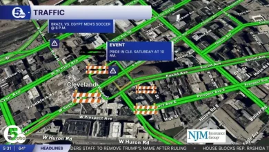 Road closures and parking restrictions for busy Saturday in Cleveland