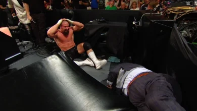 Rollins gets a win over The Vision as Breakker spears Heyman in half