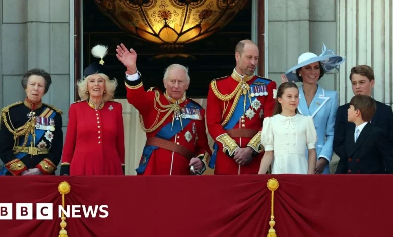 Royal Family joined by thousands at Trooping the Colour