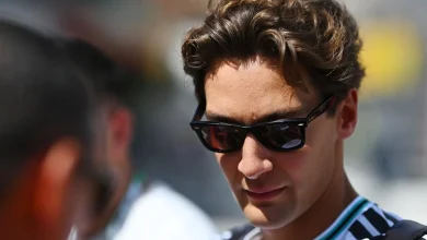 Russell bemused by pace deficit to F1 title rival Antonelli