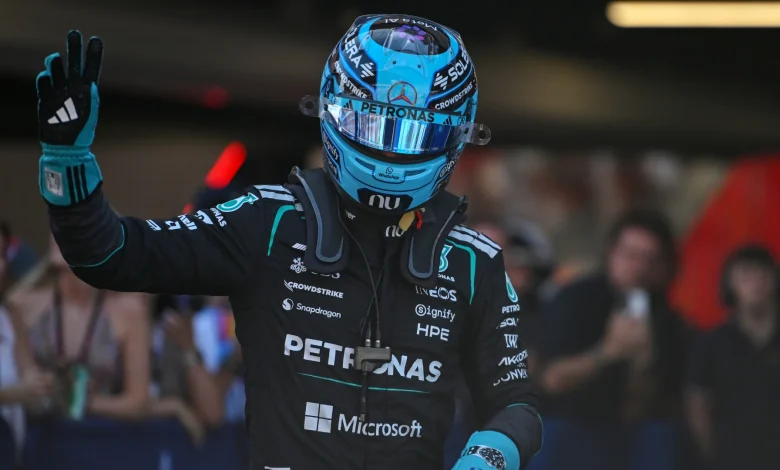 Russell storms to Barcelona-Catalunya GP pole ahead of Hamilton and Antonelli as Leclerc crashes out