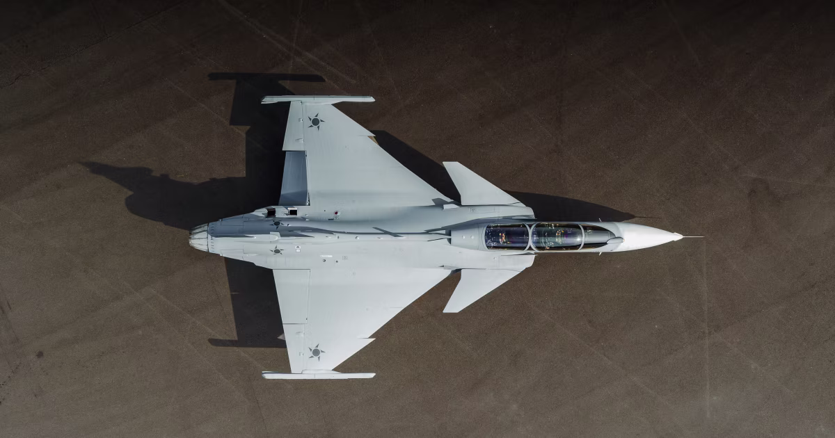 Saab presents first Gripen F