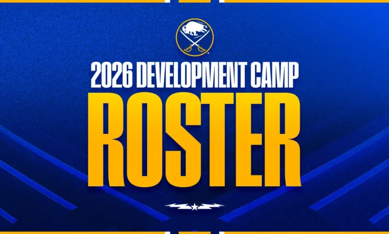 Sabres' 2026 Development Camp roster