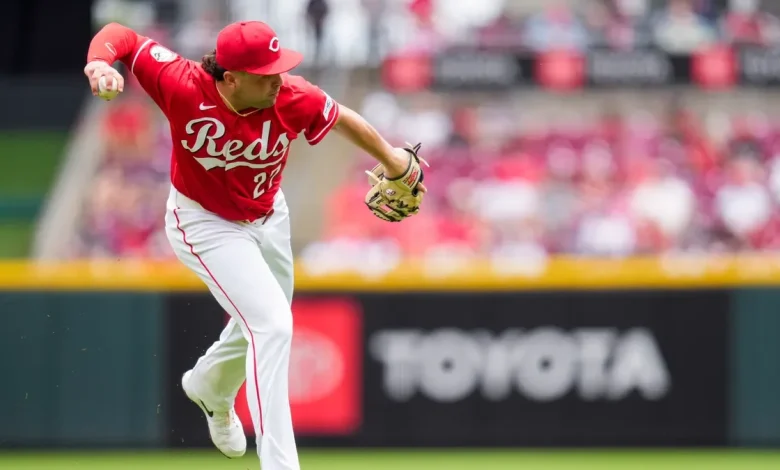 Sal Stewart stung by insect during Reds-Mets plate appearance