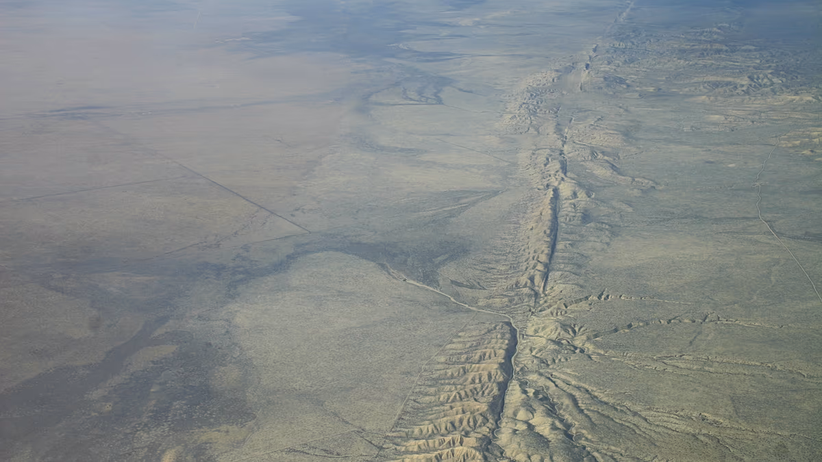 San Andreas fault at highest stress level in 1,000 years