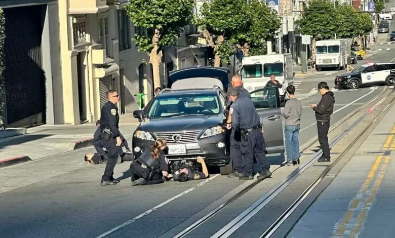 San Francisco Trader Joe's theft suspect killed by car as he fled, 2 officers struck