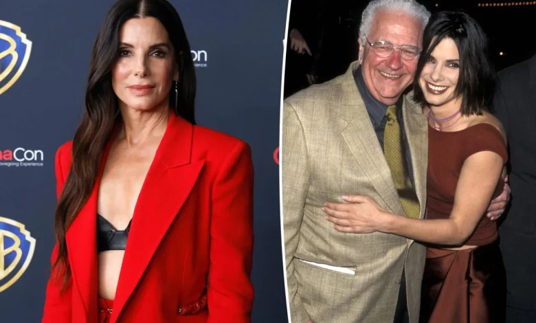 Sandra Bullock shares rare photos of her kids with her late dad for Father's Day tribute