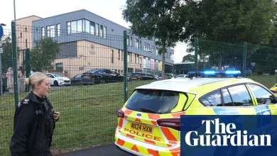 Schoolgirl arrested after three stabbed at Manchester school