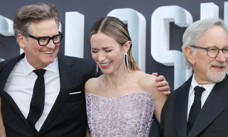 Screenwriter David Koepp takes a tumble at London 'Disclosure Day' premiere