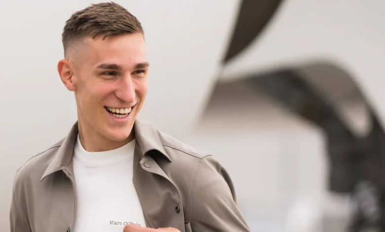 Seltener Anblick: Hier ist Nico Schlotterbecks jüngste Tochter zu sehen