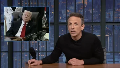 Seth Meyers spends 5 minutes roasting Trump's sleeping habits