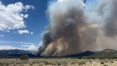 Shifting winds push Iron Fire toward Eureka, fire estimated at over 5,000 acres