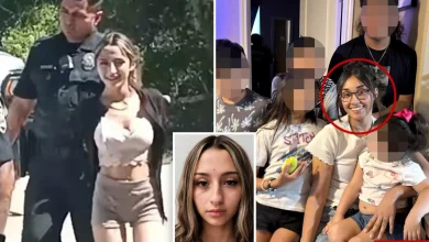 Sickening footage shows Texas sisters Cookie and Kitty grin as they're busted for hacking young mom of 5 to death