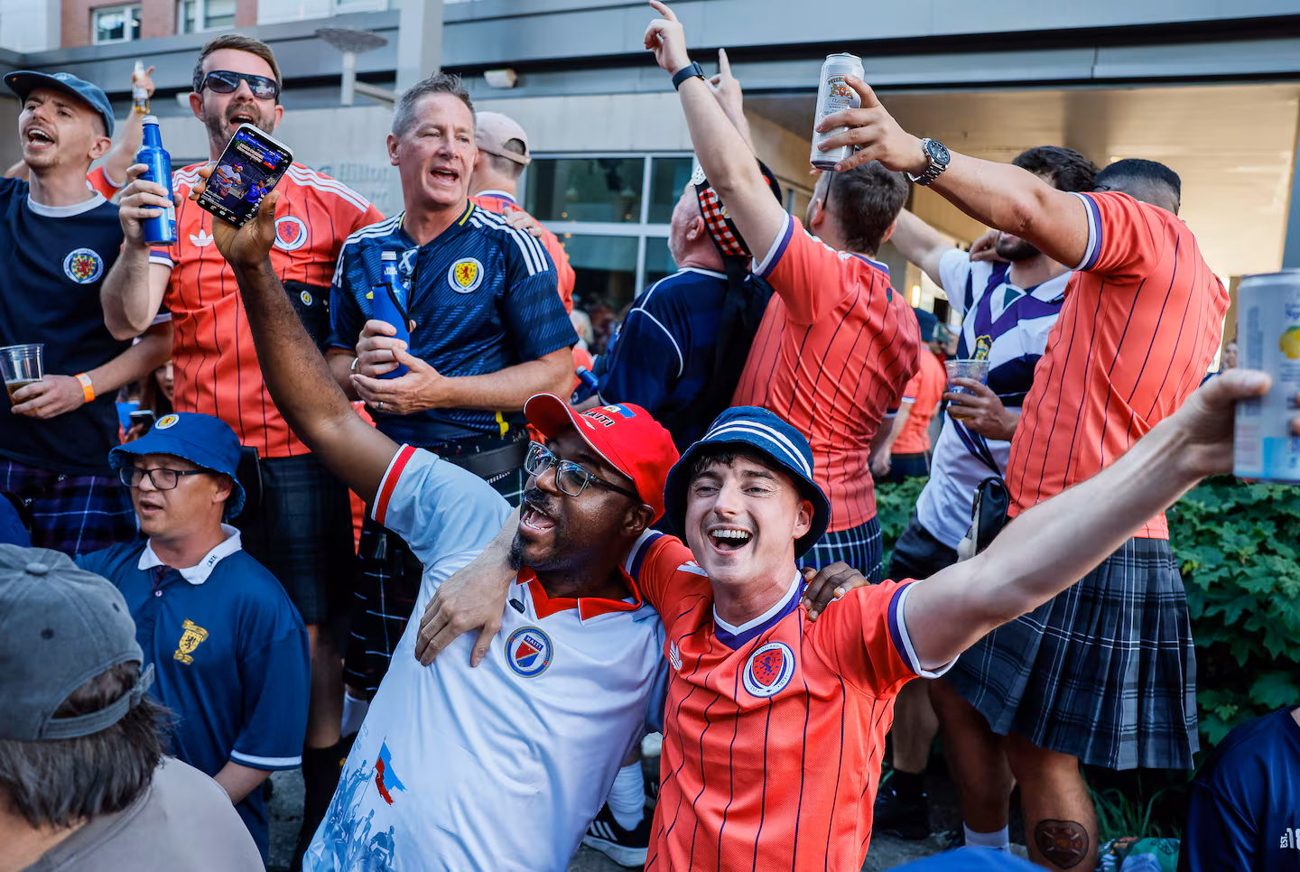 Soccer fans crowd South Station as Boston’s World Cup kickoff looms. Follow live updates.