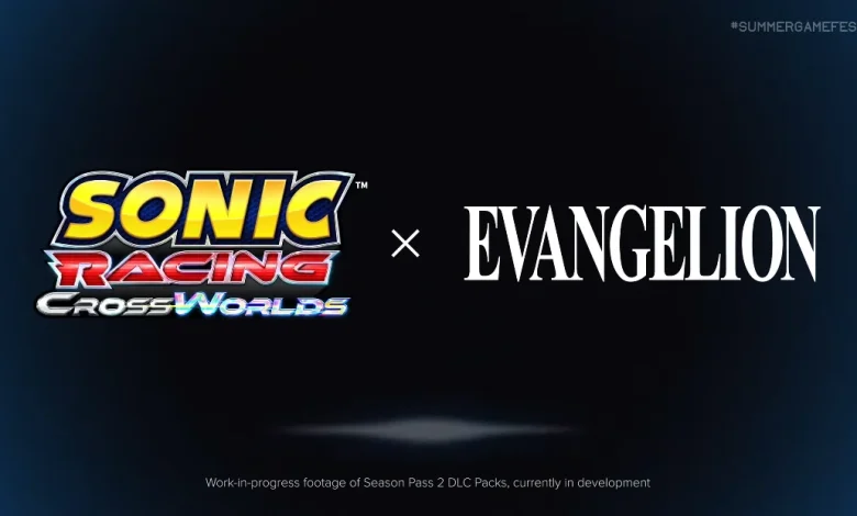 Sonic Racing: CrossWorlds announces Godzilla and Evangelion DLC