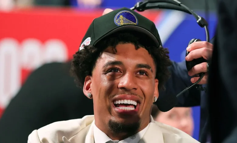 Steph Curry jokes with Yaxel Lendeborg about how new teammate 'used to hate' him