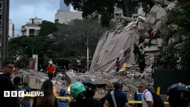 Strong earthquake hits Venezuela as buildings collapse in Caracas - follow live