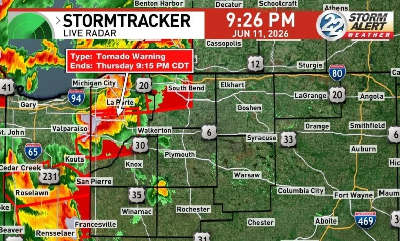 Strong to severe storms expected with damaging winds making appearance in area