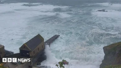 Strong winds warning for Cornwall and coastal Devon