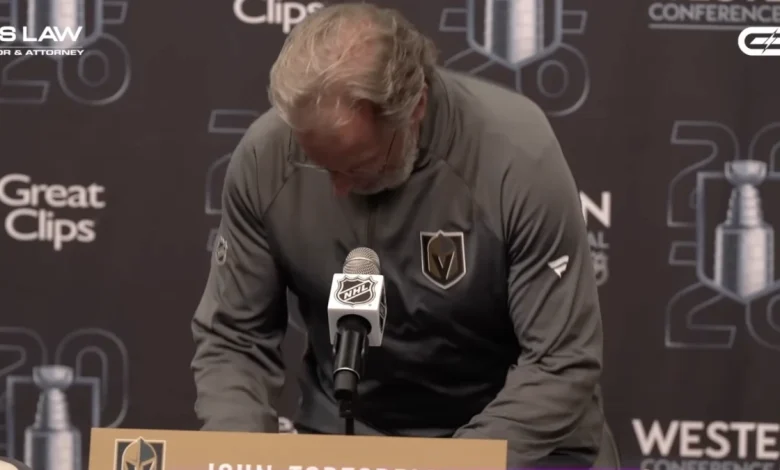Surprise : John Tortorella annonce son départ comme entraîneur de Vegas en pleine finale de la Coupe Stanley