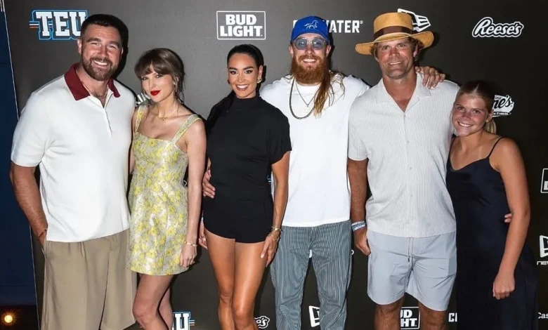 Taylor Swift attends Tight End University with Travis Kelce