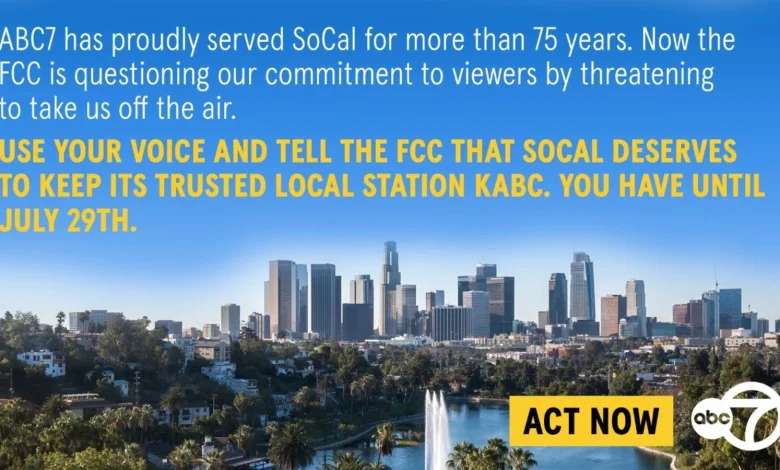 Tell the FCC to keep KABC-TV on the air!