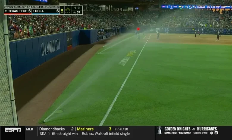 Texas Tech Overcomes Last-Ditch Homer And Sprinkler Attack To Beat UCLA