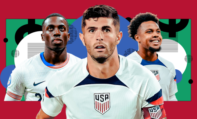 The Highest-Paid U.S. Players at the 2026 World Cup