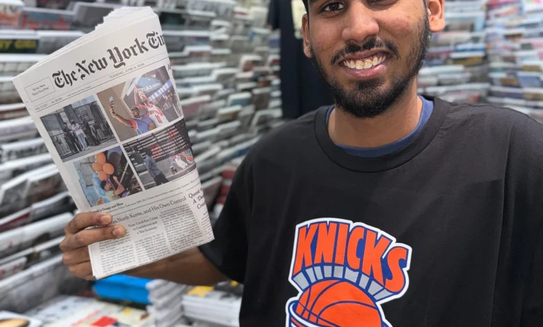 The Knicks’ Finals Run Has Even Made Print Media Hot